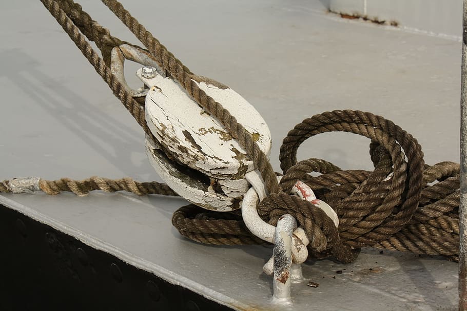 Ship, Cordage, Rope, nautical Vessel, sea, harbor, moored, tied Knot HD wallpaper