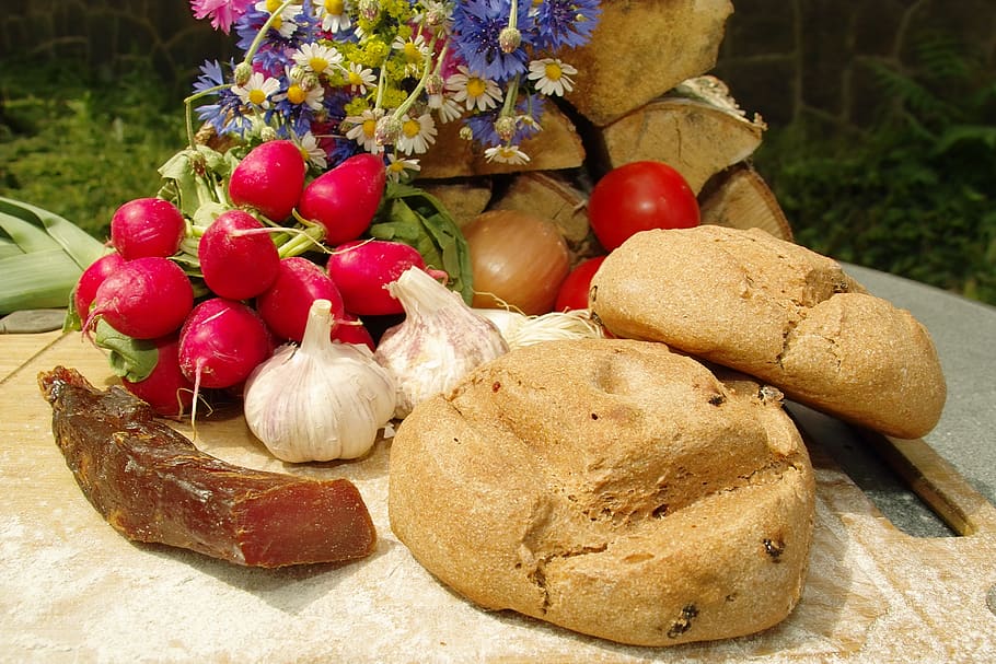 roll bread, snack, loin, food, food and drink, freshness, healthy eating HD wallpaper