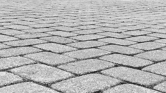 gray concrete slab, cobblestone, brick, ground, road, patio HD wallpaper