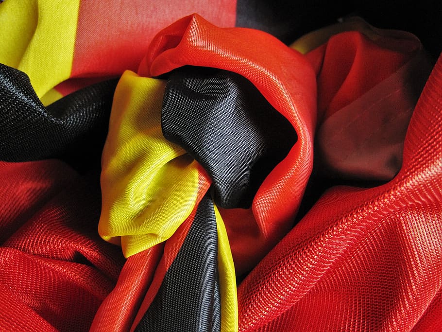 knot, toi toi toi, football, germany, flag, black red gold