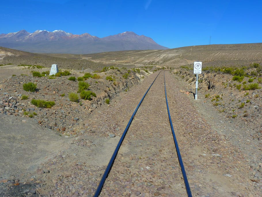 Track, Train, Railway, Cumberland, transport, wide, infinity HD wallpaper