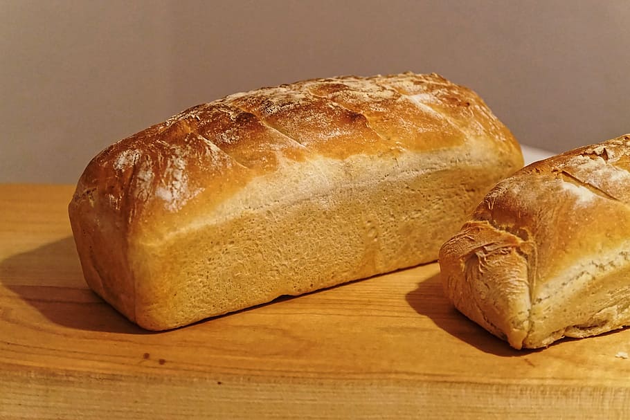 bread, even baked, white bread, homemade, food, eat, food and drink HD wallpaper