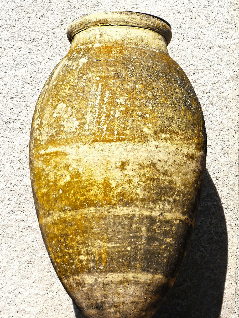 jar, mud, wine-making, old, close-up, single object, no people HD wallpaper