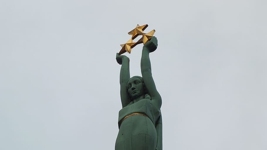 Freedom Monument, Riga, Latvia, Old Town, latvian, statue, independence