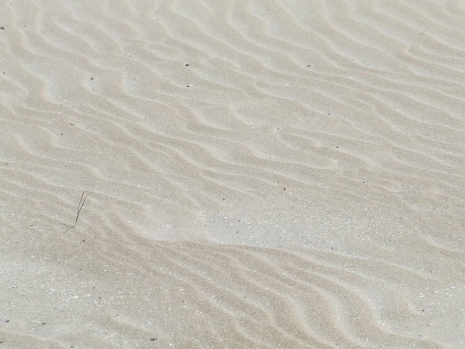 brown sand, Sand, Beach, White, Clean, Ripples, rippled, coast HD wallpaper