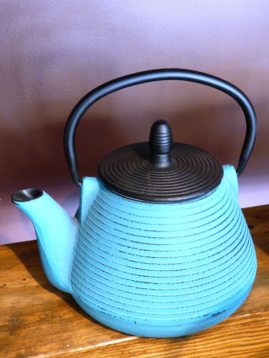 Kettle, Teapot, Cast Iron, brew tea, tearoom, tea ceremony, HD wallpaper