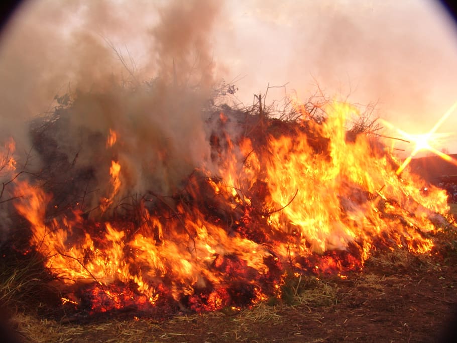 easter fire, burning, fire - natural phenomenon, flame, heat - temperature HD wallpaper