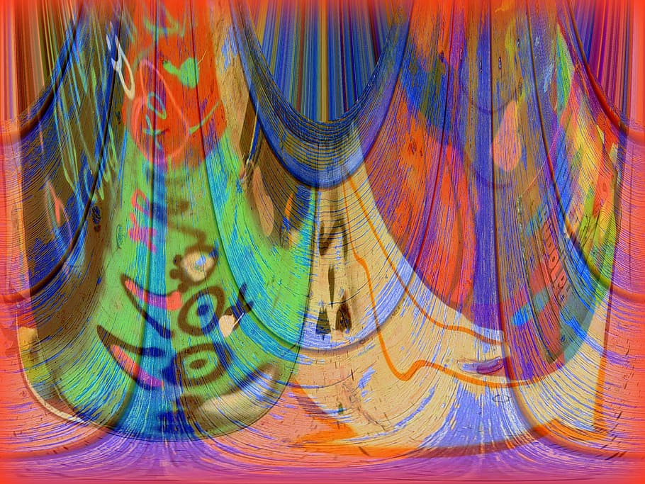 background, art, painted, colorful, digital, creative, multi colored HD wallpaper