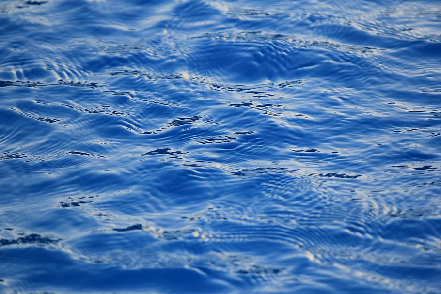 body of water, pool, blue, texture, summer, blue water, waves HD wallpaper