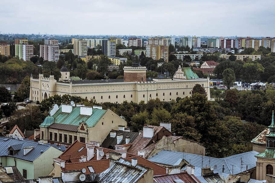 View, City, Lublin, Tourism, view of the city, poland, architecture
