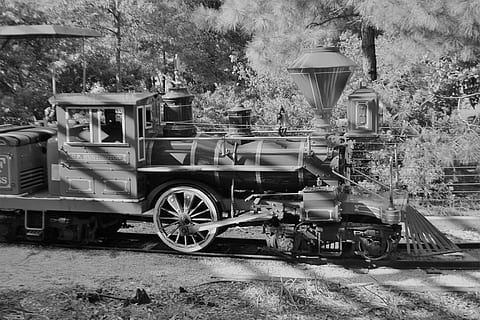 children's train, herman park, engine, tracks, sdf, railway HD wallpaper