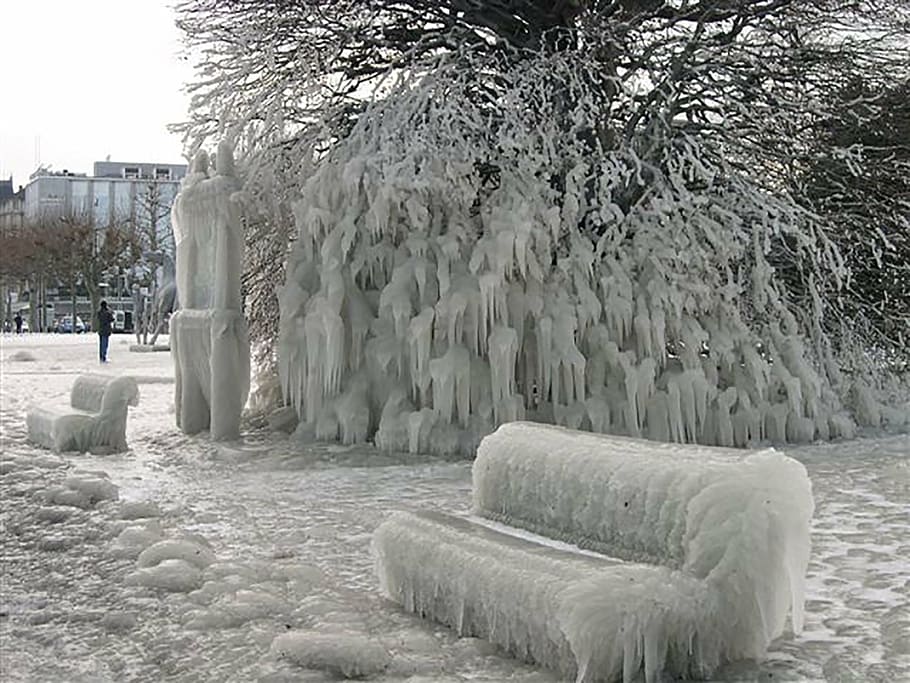 cold, snow, winter, ice, landscapes, high, gel, white, winter landscape HD wallpaper
