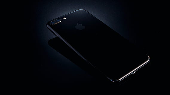 photo of black iPhone 8 Plus, jet black iPhone 7 Plus, technology HD wallpaper