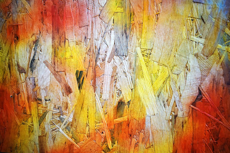 multicolored wall-art, paint, pattern, texture, colorful, yellow HD wallpaper