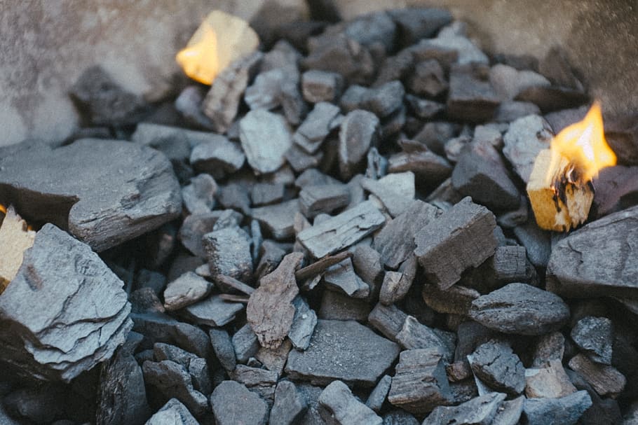 Coal, other, fire - Natural Phenomenon, flame, burning, heat - Temperature HD wallpaper