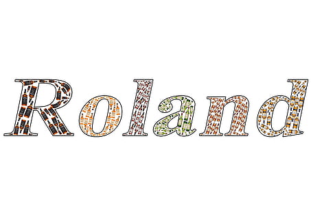 bottle, name, roland, text, leave, design, graphic, font, boss HD wallpaper