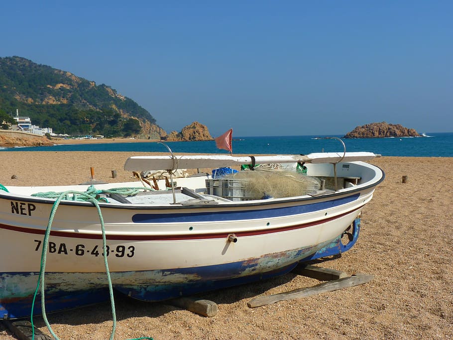 Boot, Round, Water, Sea, Beach, round boot, nautical vessel HD wallpaper