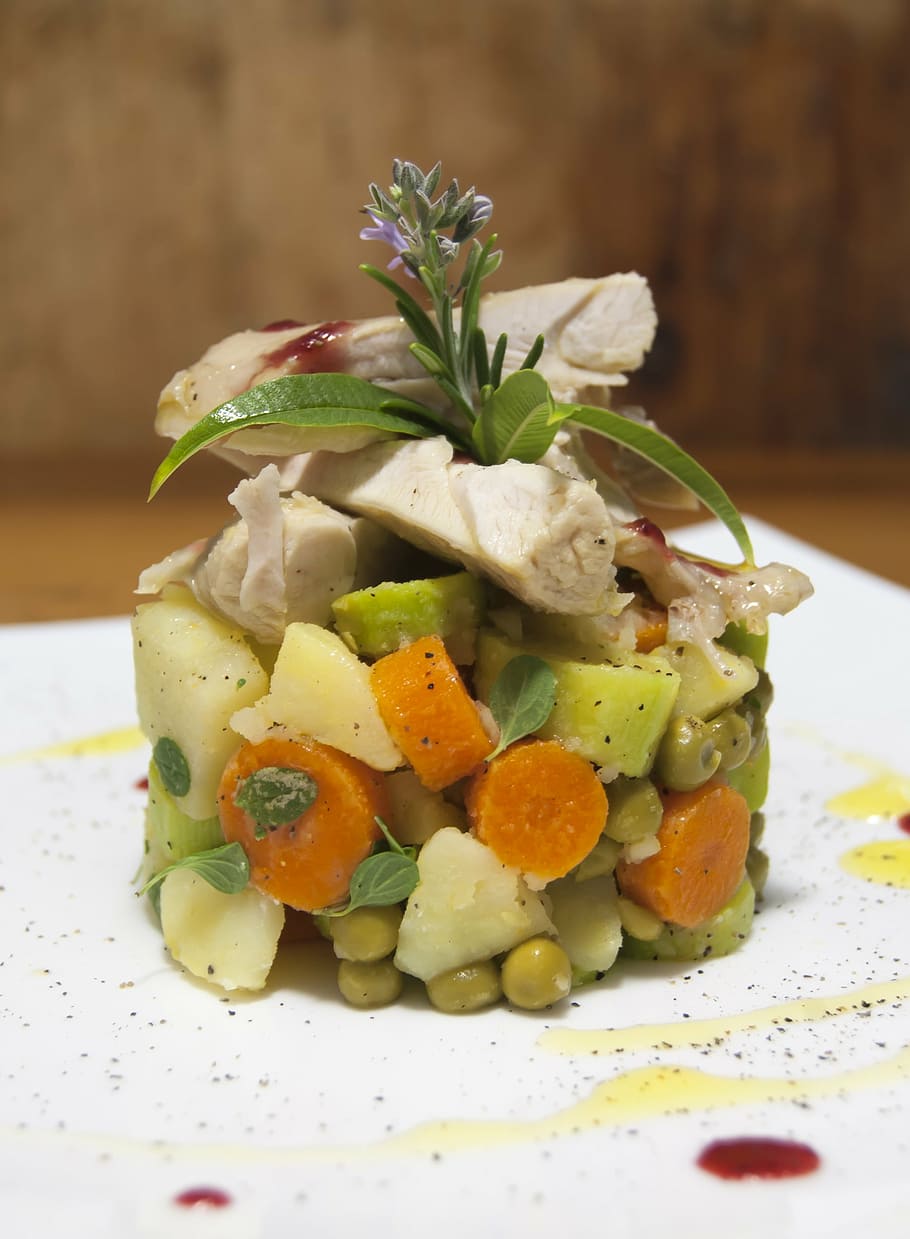rabbit, tuna, vegetables, carrot, peas, food, carrots, alimentari HD wallpaper