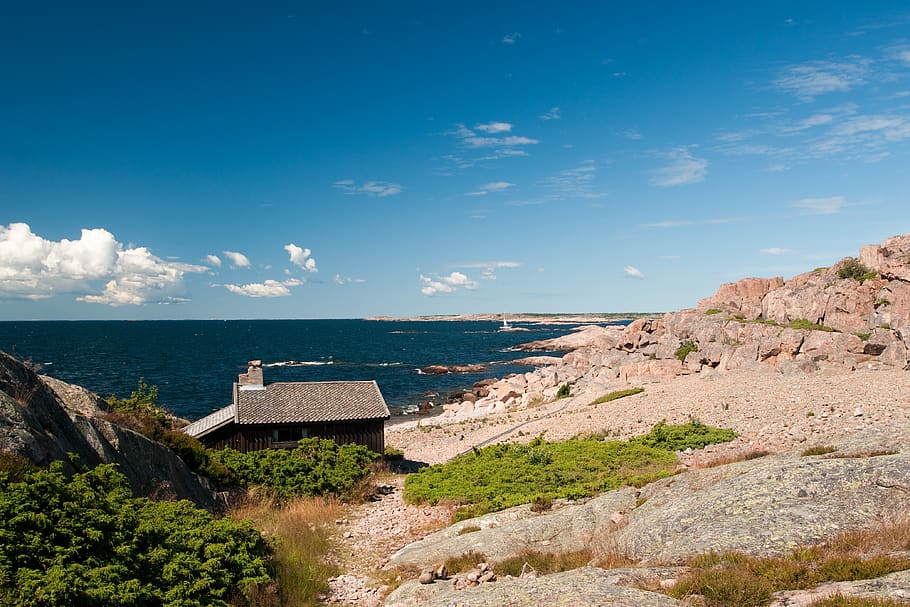 åland, island, summer, sea, travel, vacation, holiday, beach, HD wallpaper