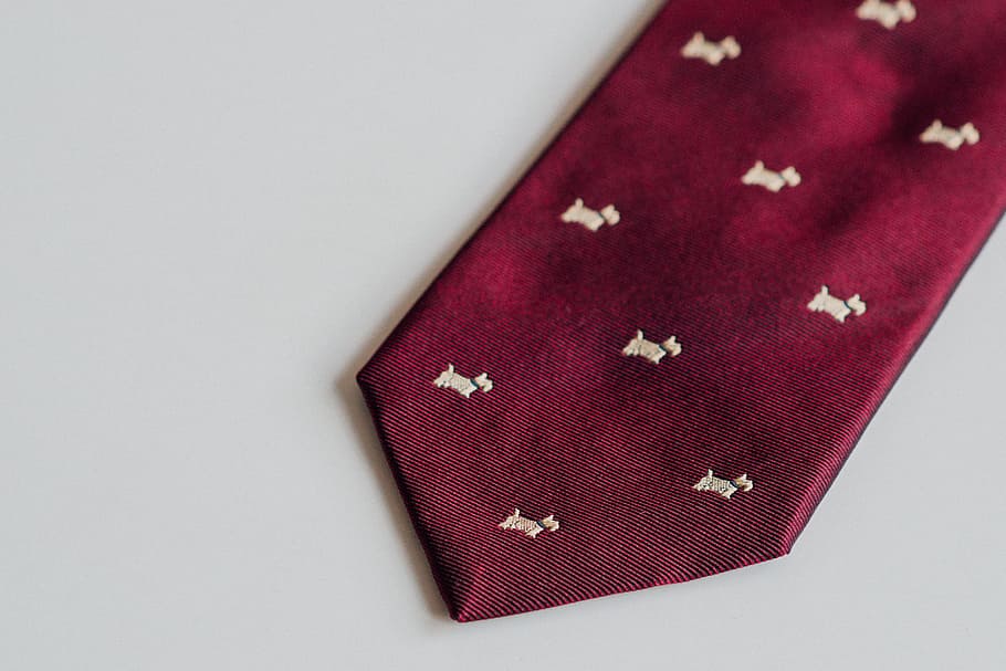 tie, necktie, studio shot, red, no people, indoors, textile, single object HD wallpaper