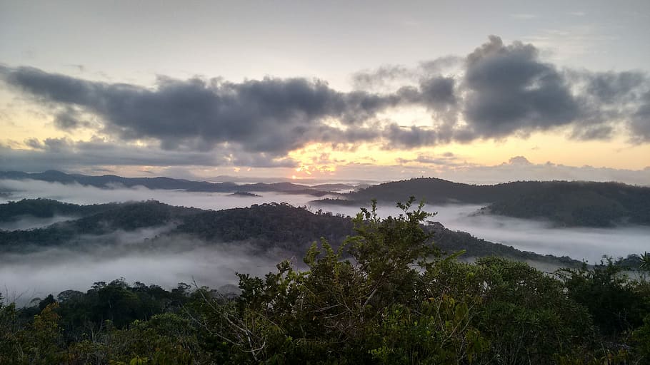 Sky, Clouds, Landscape, Morning, mountain, nature, beauty in nature HD wallpaper