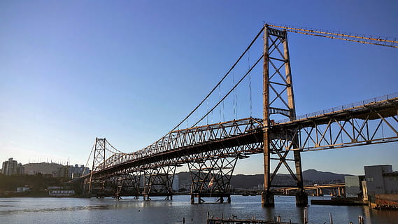 point, floripa, bridge, florianópolis, history, architecture HD wallpaper
