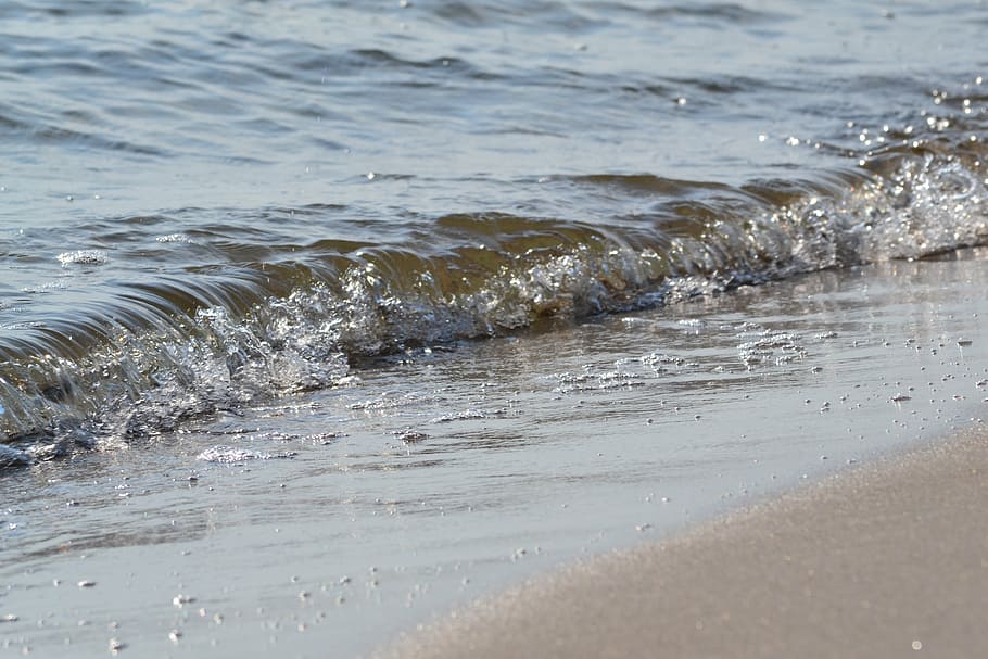 wave, beach, sea, sand, nature, water, summer, coastline, outdoors HD wallpaper