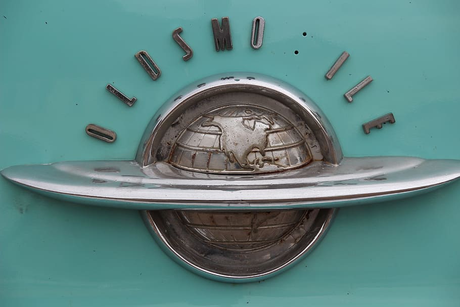 Oldsmobile, Oldtimer, Logo, Vintage, Usa, classic, fifties, HD wallpaper