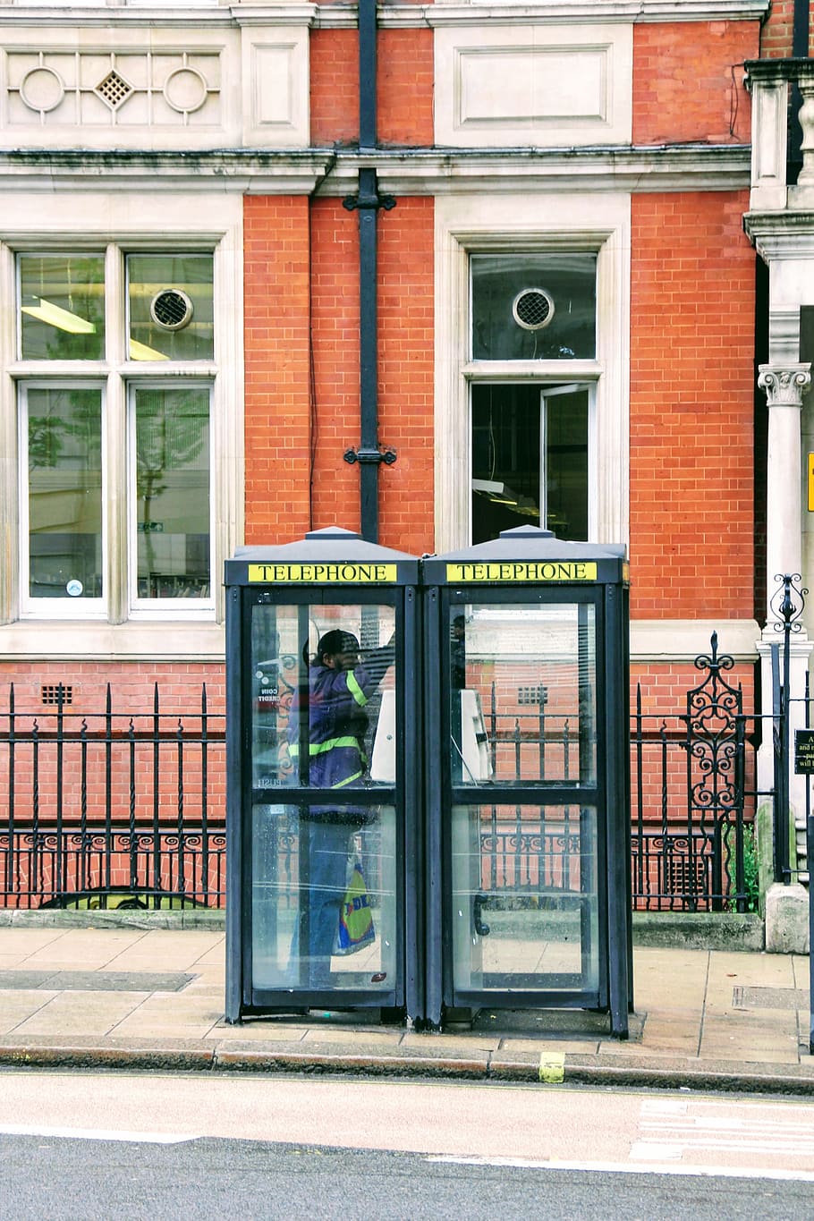 Phone Booth, Telephone House, Dispensary, payphone, london, HD wallpaper
