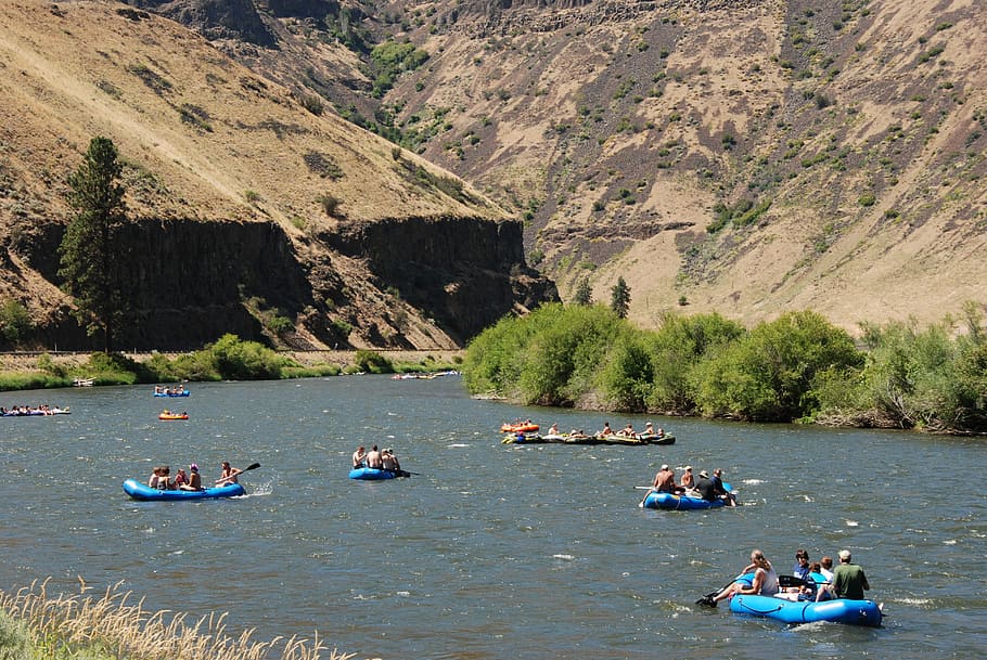 River, Easy, Paddle, Boating, Desert, dry, yakima, washington state HD wallpaper