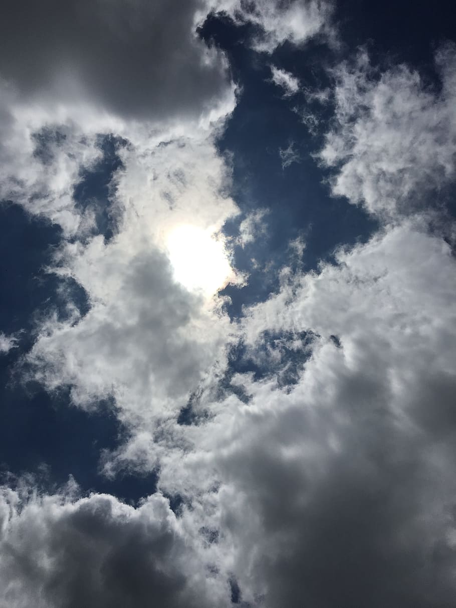 Sky, Blue, Clouds, Blue Sky, Summer, Day, cloudscape, environment HD wallpaper