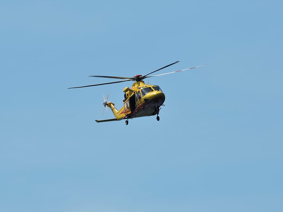 helicopter, fly, sky, air vehicle, flying, mode of transportation HD wallpaper