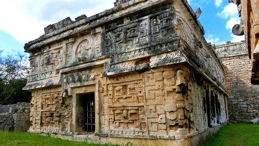 mexico, yucatan, chichen itza, civilization, maya, palace, architecture, HD wallpaper