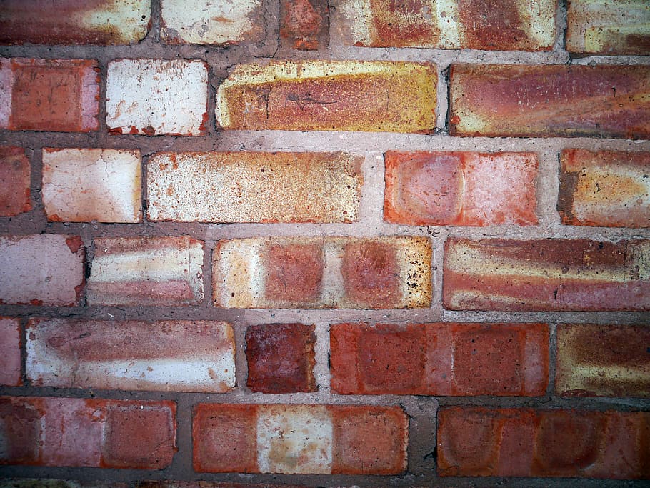 brown concrete brick surface, brick wall, hard, construction HD wallpaper