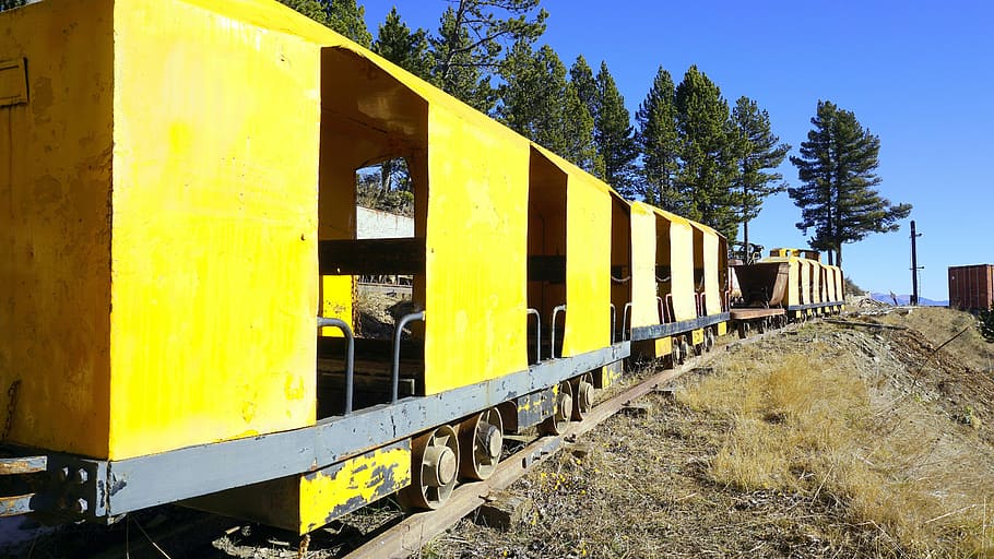 Train, Wagons, Transport, Coal, Old, tourist train, excursion HD wallpaper