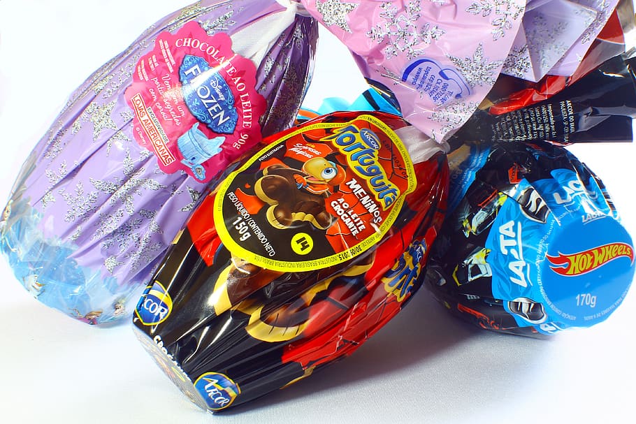 easter egg, chocolate eggs, tradition, still life, multi colored HD wallpaper
