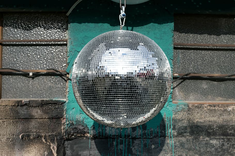 photography of disco ball, nightclub, reflection, celebrate, light effect