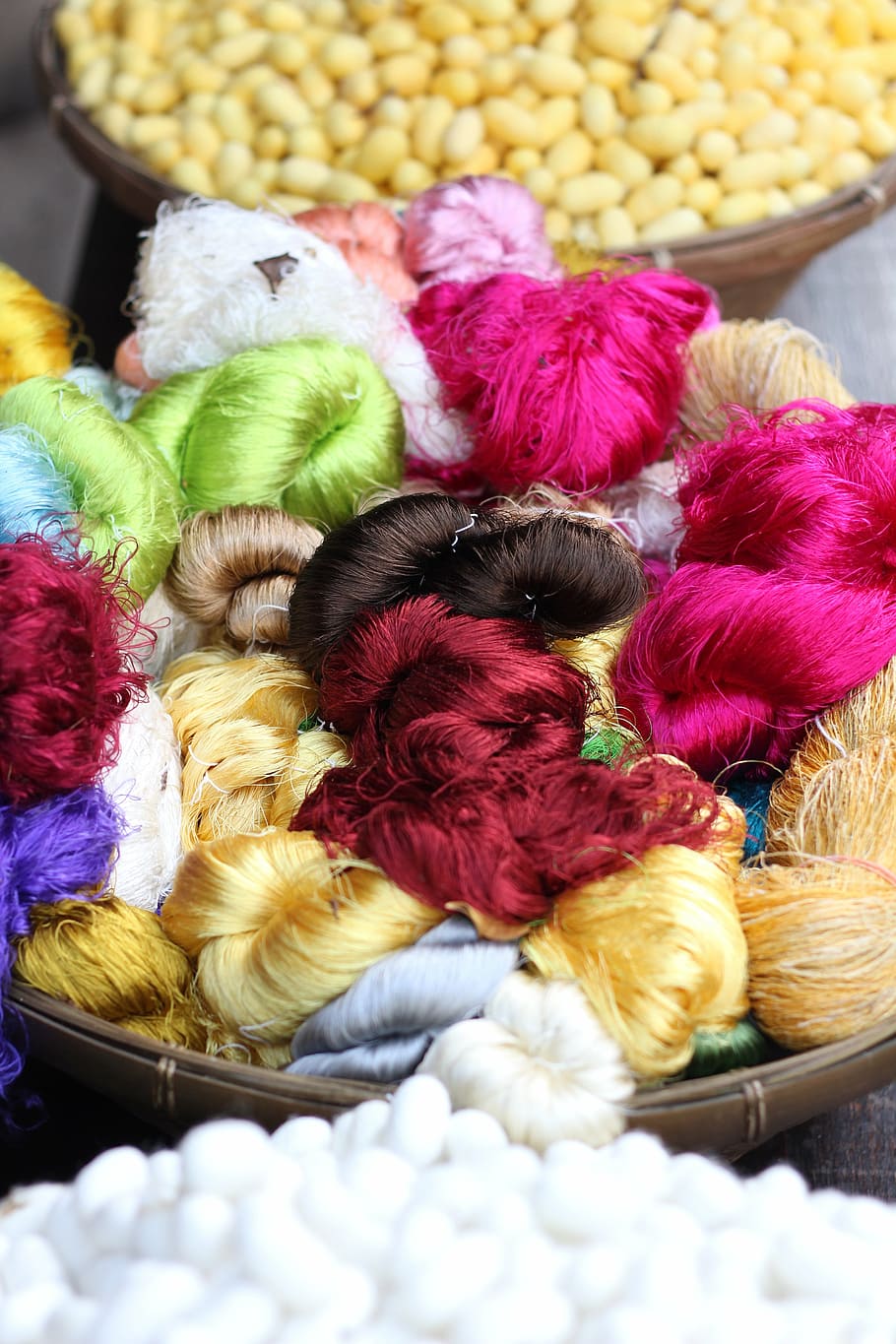 silk, handcraft, fabric, multi colored, choice, variation, no people HD wallpaper