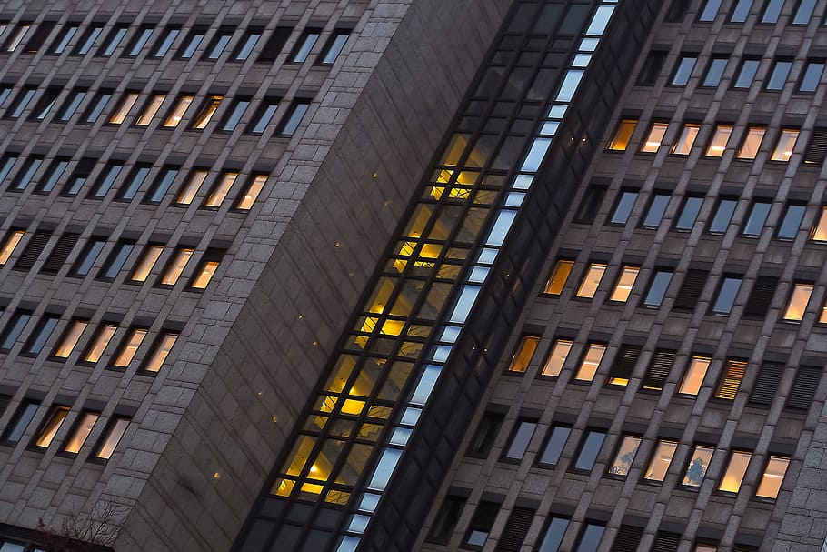 architecture, window, facade, building, glass, modern, skyscraper HD wallpaper