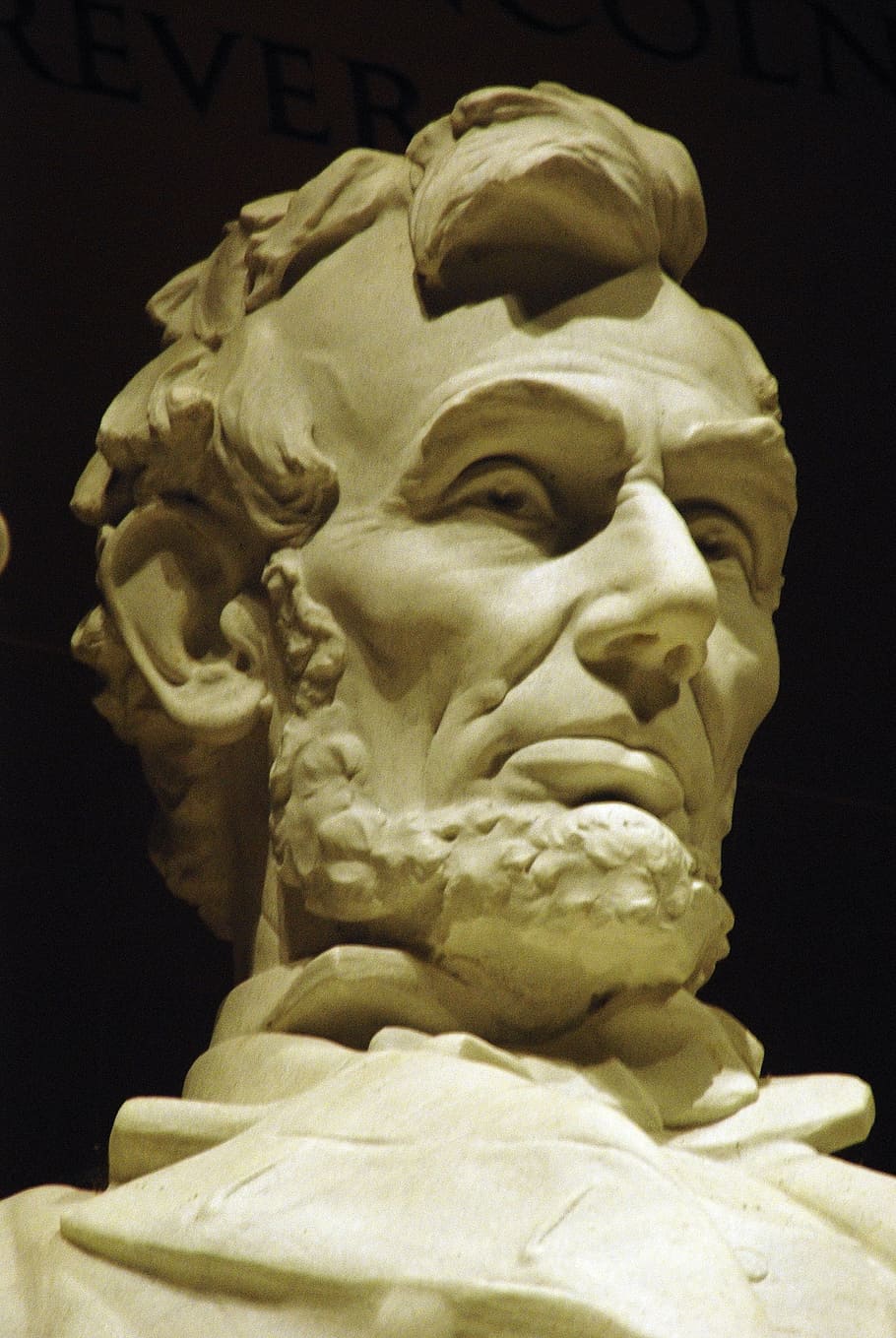 Abraham Lincoln head bust, united states, washington, lincoln memorial, HD wallpaper