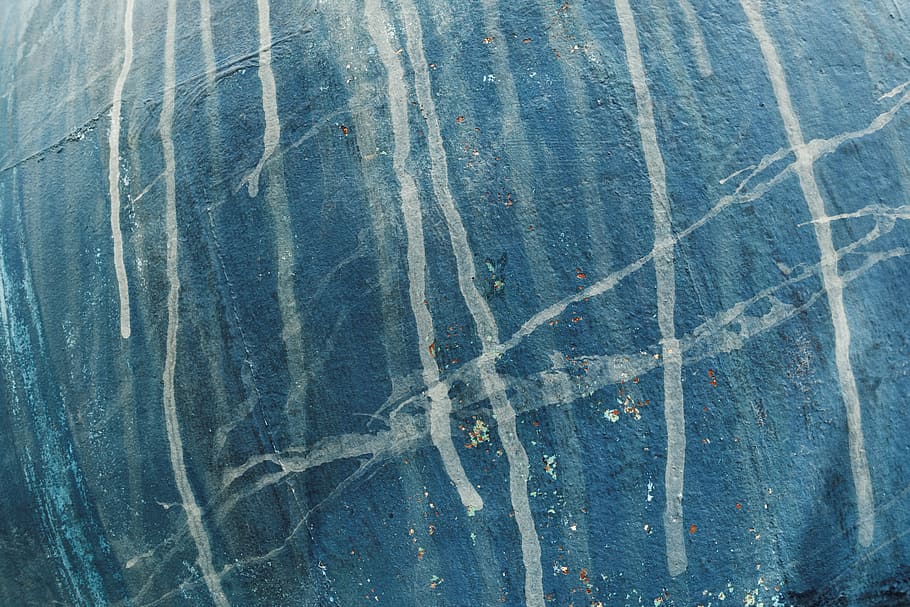 closeup photo of blue wall paint, pattern, metal, white, abstract, rust HD wallpaper