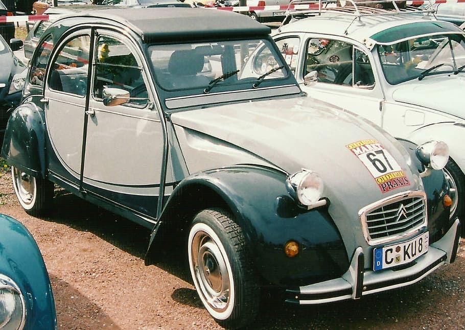 Auto, Citroen, 2Cv, Duck, Vehicle, car, transportation, old-fashioned HD wallpaper