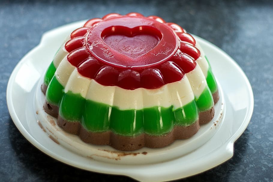 sweets, cake, gastronomy, flag, color, dessert, fine, green HD wallpaper