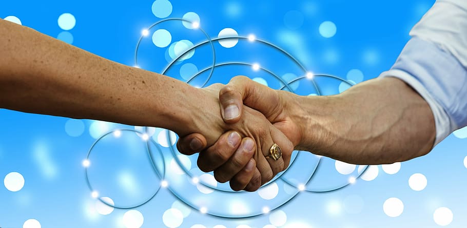 two person shaking hands, win win, each other, businessmen HD wallpaper