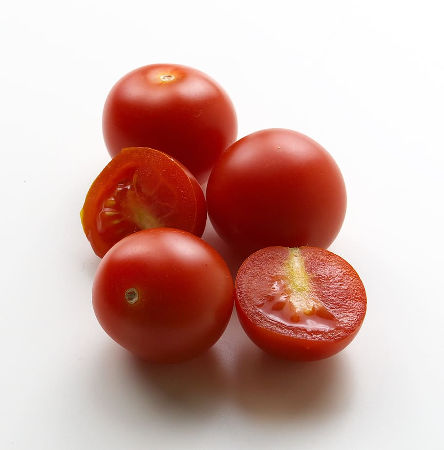 Tomatoes, Red, Cherry, Vegetables, food, freshness, close-up HD wallpaper