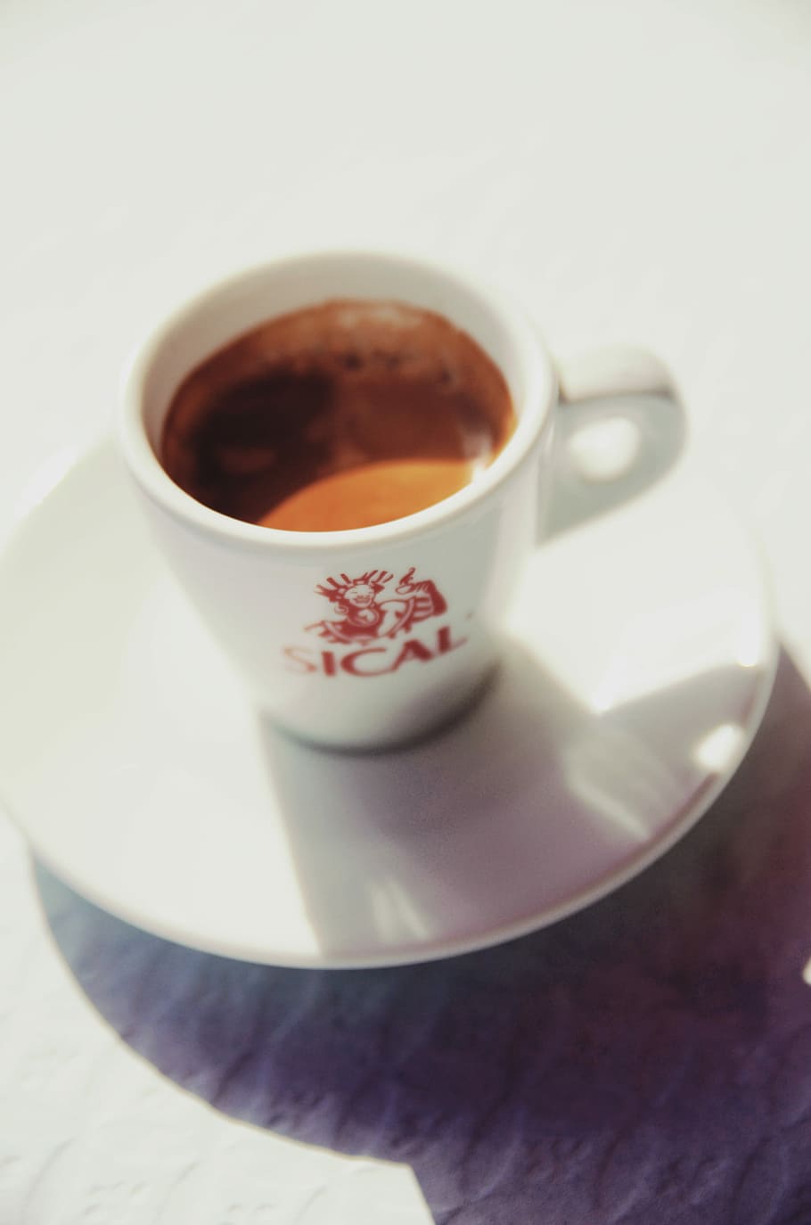 Espresso, close up, coffee, cup, drink, italian, white, heat - Temperature