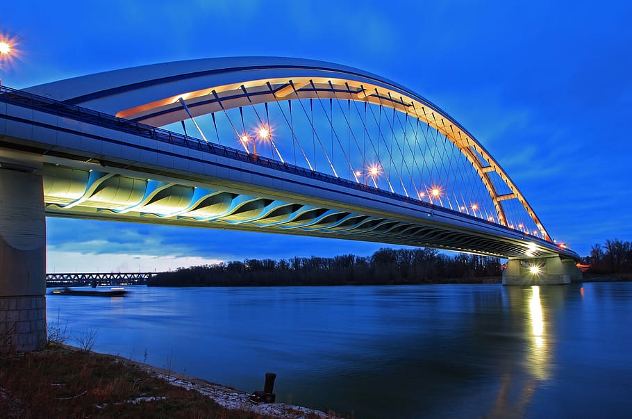 bridge, apollo, danube, architecture, bridge - Man Made Structure HD wallpaper
