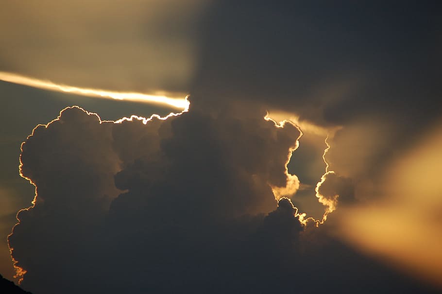 Sky, Evening, Clouds, the evening sky, cloud - sky, nature HD wallpaper