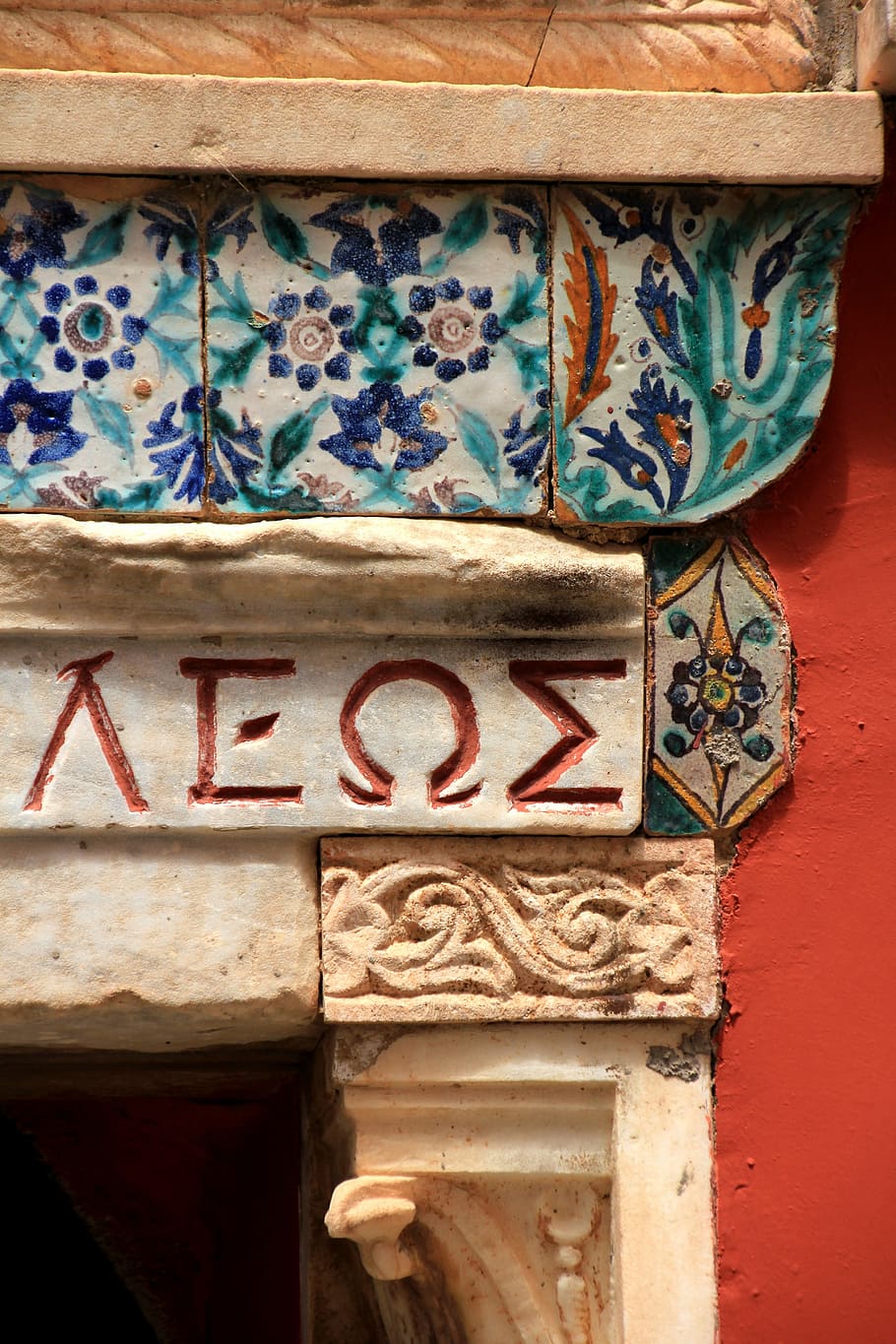 tile, ceramic, doorway, pattern, design, architecture, decoration HD wallpaper