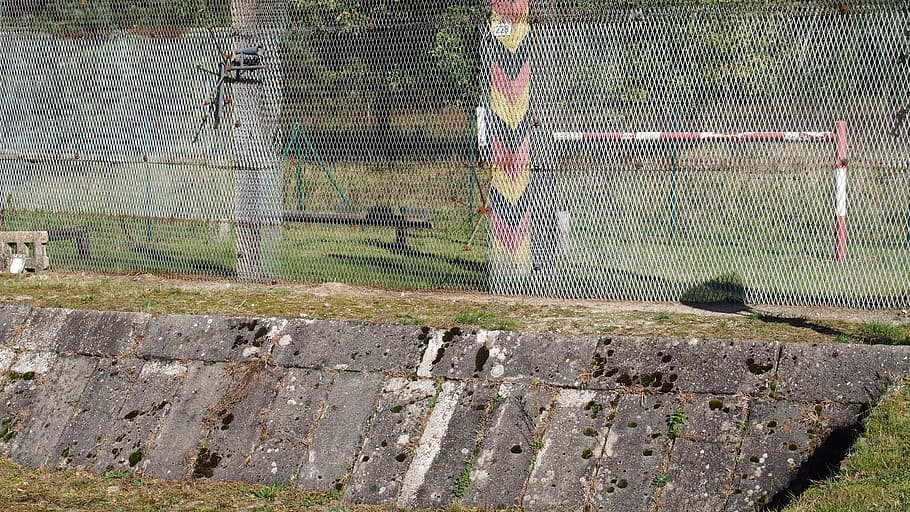 lock, border, ddr, barbed wire, gdr border, federal republic of germany HD wallpaper